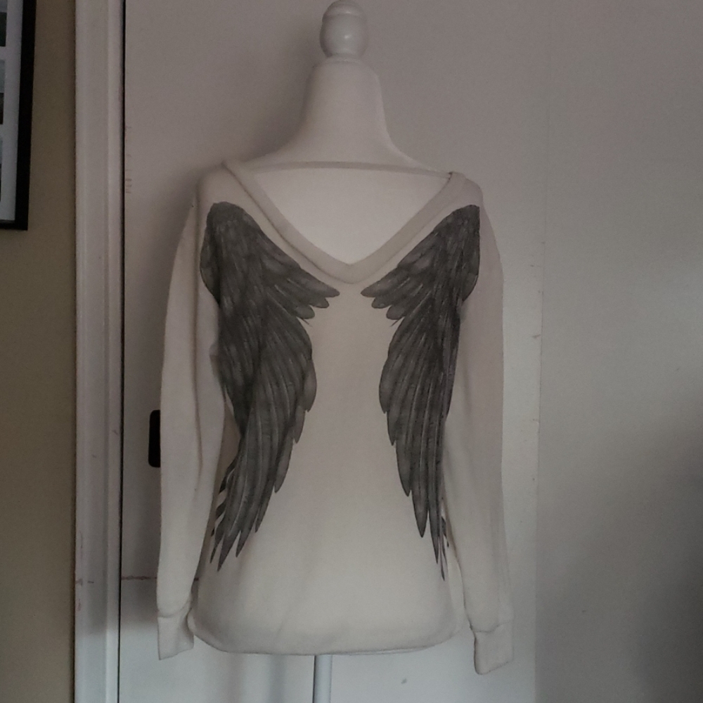 Fallen Angel Wing Long Sleeve Shirt